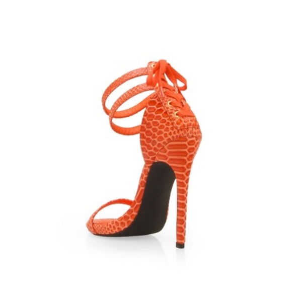 Privileged by J.C. Dossier Orange Sandals - Picture 3 of 4